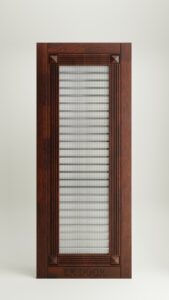 Wire Mesh Jaali Wooden Door