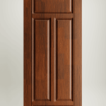 Wooden doors with rustic finish