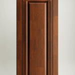 Wooden doors with rustic finish