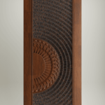 Wooden doors with minimalist design for modern house