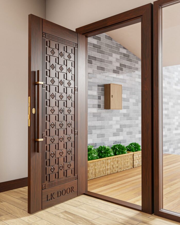 Wooden doors with luxury finish