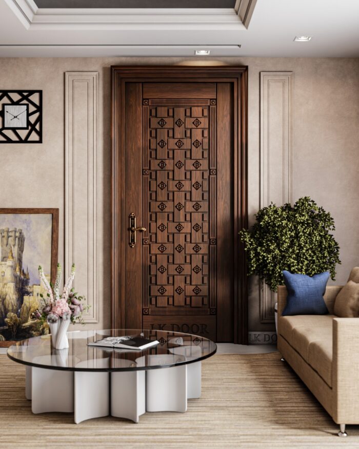 Wooden doors with luxury finish