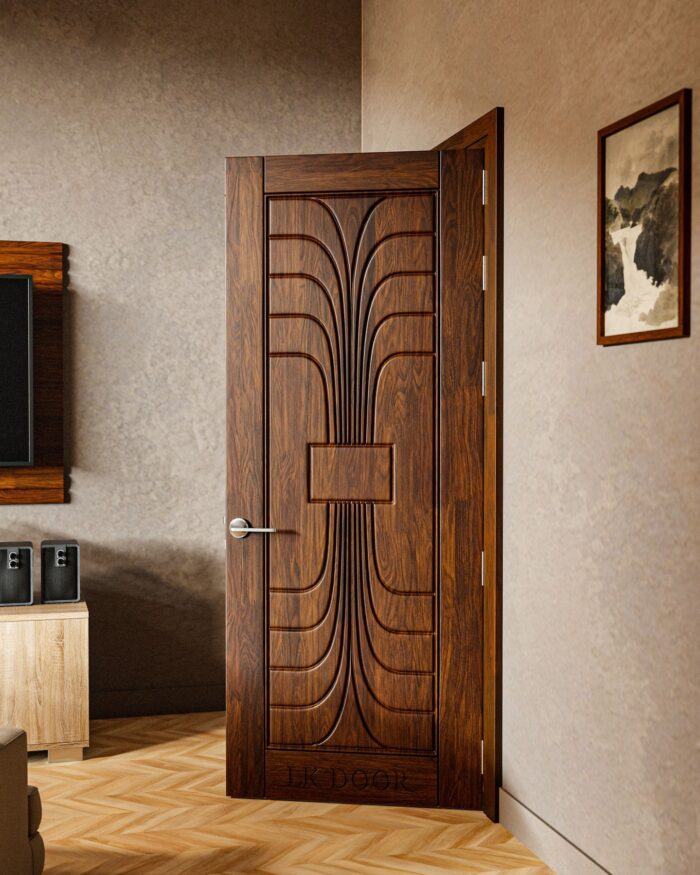 Wooden doors with luxury finish
