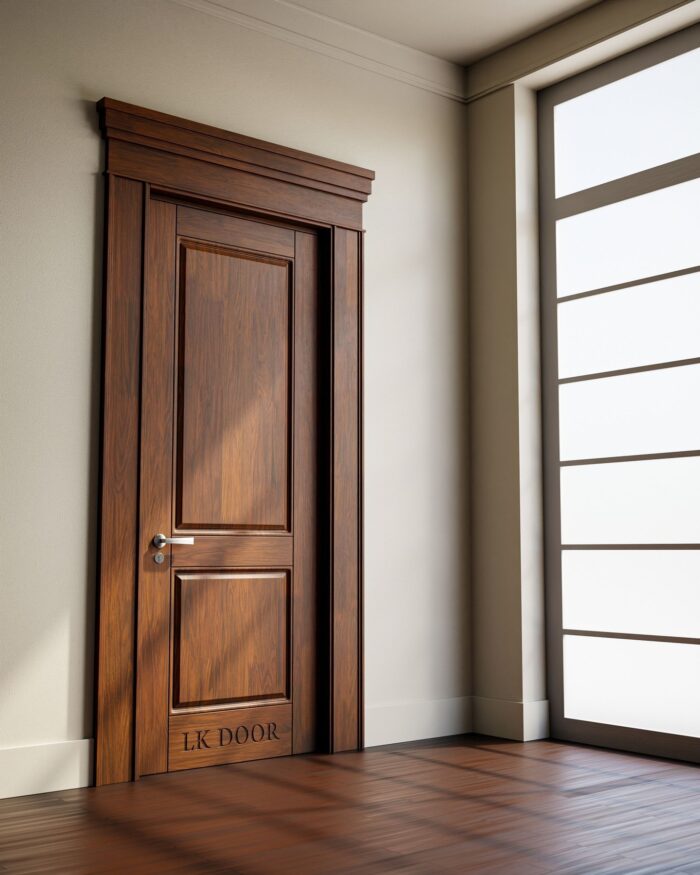 Wooden doors with luxury finish