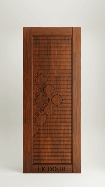 LK 692 Wooden doors with minimalist design for modern house
