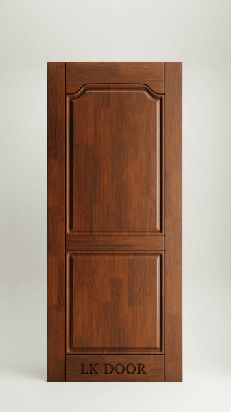 Wooden doors with minimalist design for modern house