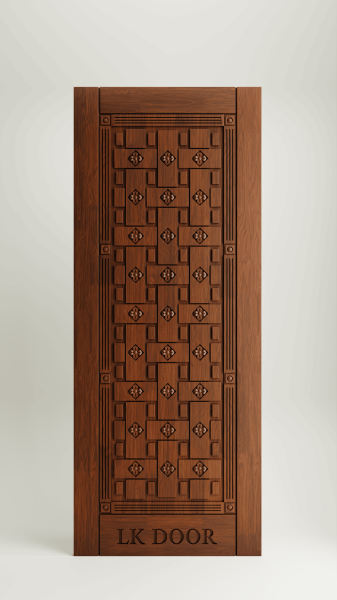 Wooden doors with luxury finish